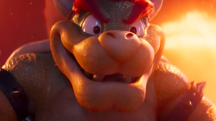 Bowser in the Mario movie