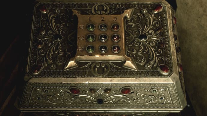 A close up of the Decorative Box in Silent Hill 2.