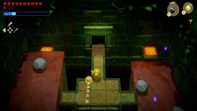 zelda echoes of wisdom faron temple door between two red platforms