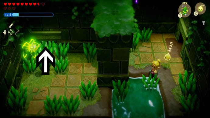 zelda echoes of wisdom faron temple door hidden behind grass