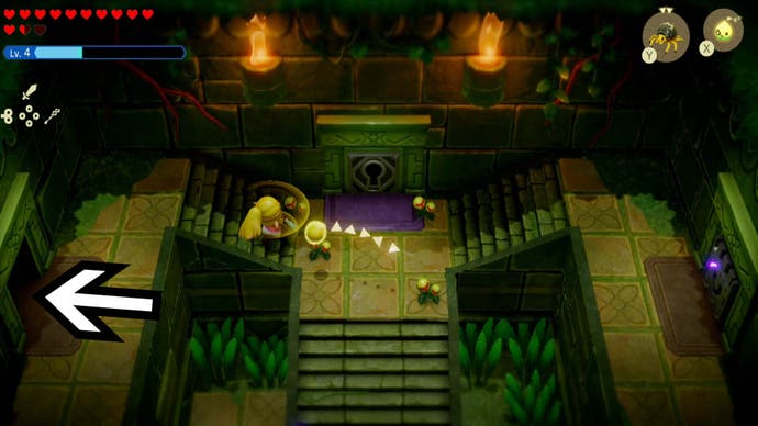 zelda echoes of wisdom faron temple main room upper left door