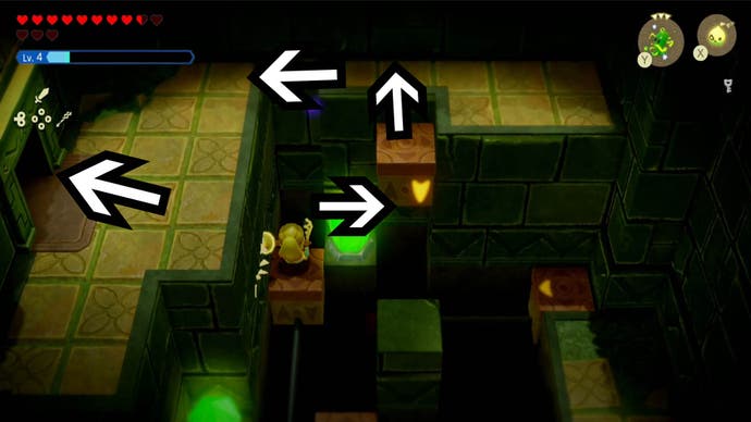 zelda echoes of wisdom faron temple moving platform area exit route