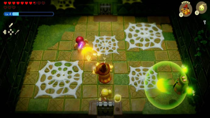 zelda echoes of wisdom faron temple wizz robe and enemy locked in room with zelda