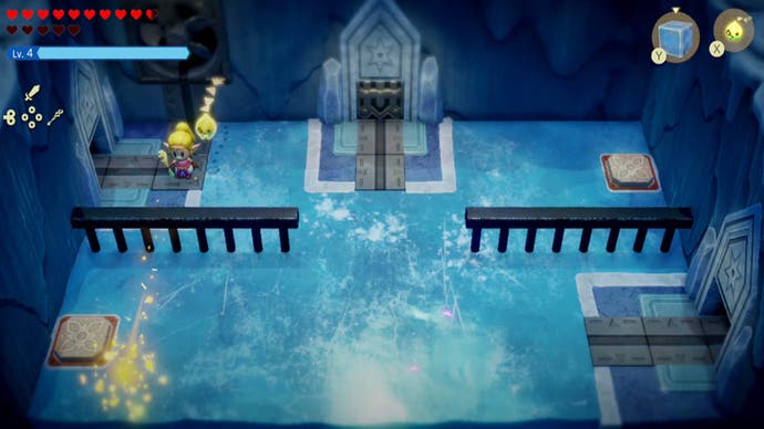 zelda echoes of wisdom lanayru temple frozen floor pressure switch solution