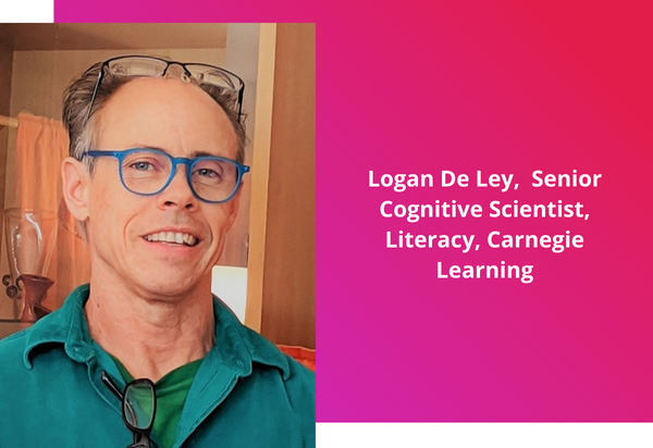 Logan De Ley, Senior Cognitive Scientist at Carnegie Learning 