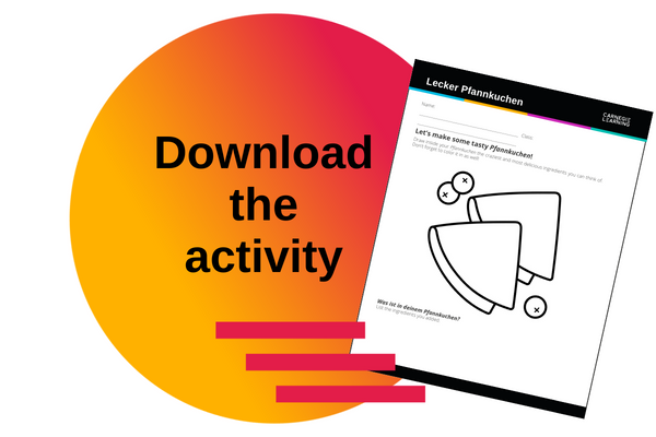 Download the printable German immersion activity here